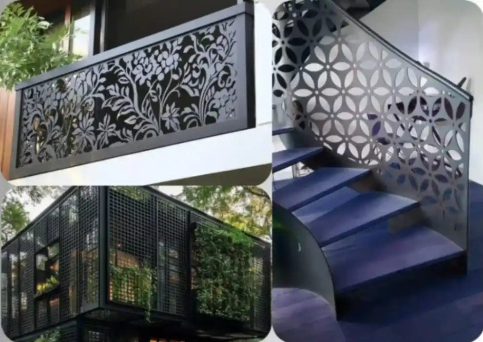 Custom CNC Laser-Cut Metal Panels, Railings & Architectural Grilles